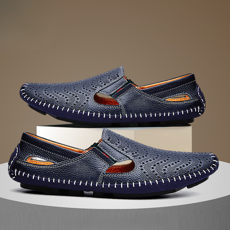 Leder Riemchensandalen