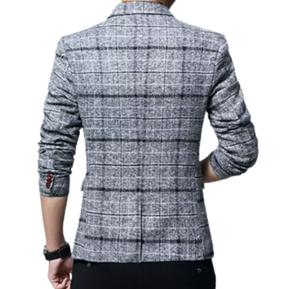 Eleganter karierter Blazer