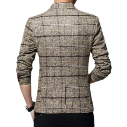 Eleganter karierter Blazer