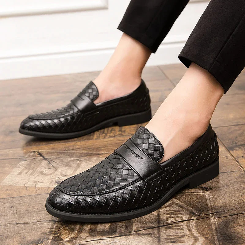Elegante gewebte Loafers