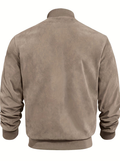 Lars | Retro Herrenjacke aus Wildleder-Optik