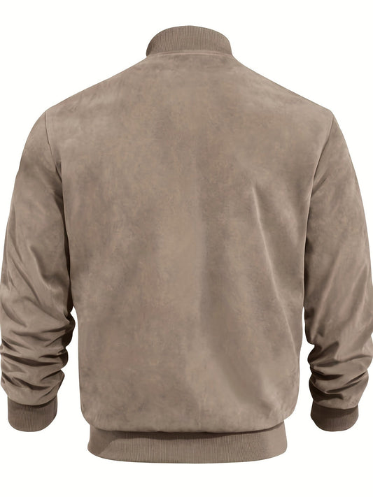 Lars | Retro Herrenjacke aus Wildleder-Optik