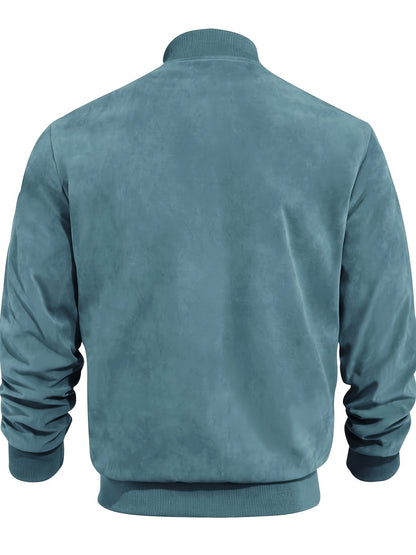 Lars | Retro Herrenjacke aus Wildleder-Optik