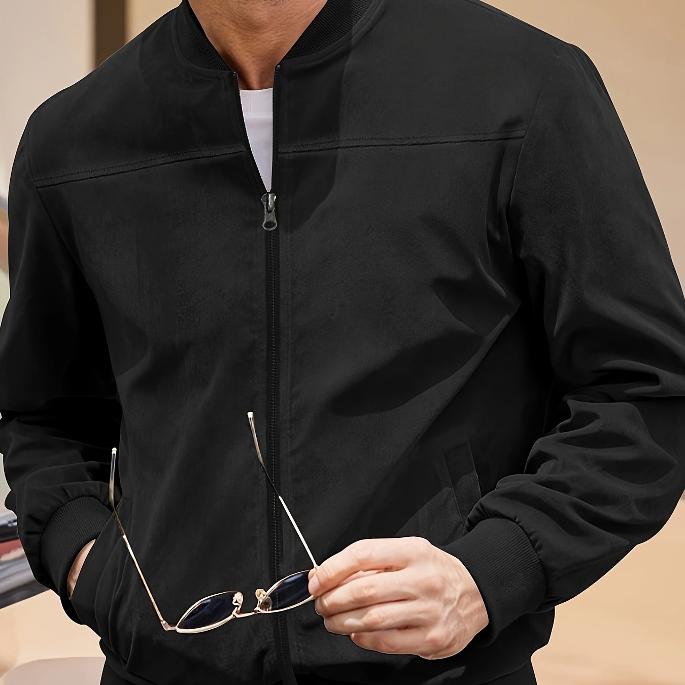 Lars | Retro Herrenjacke aus Wildleder-Optik