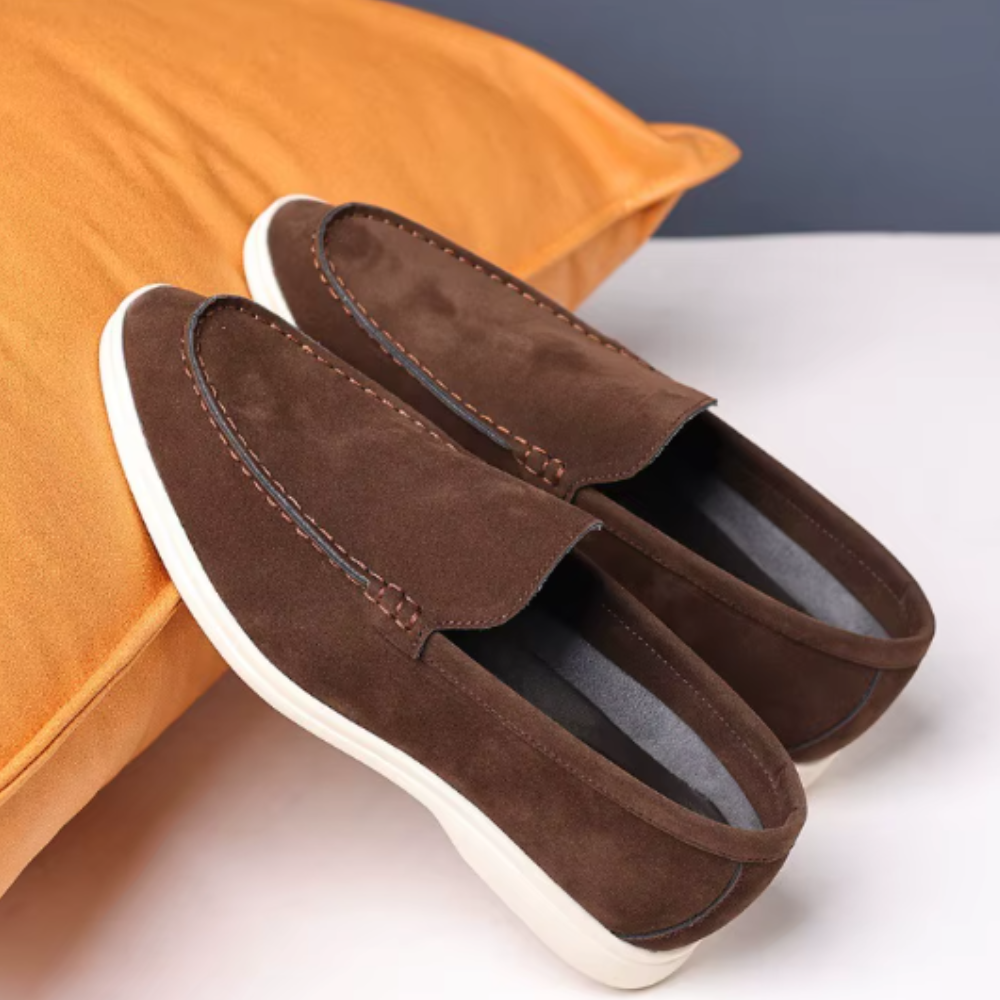 Klassische Wildleder-Loafer