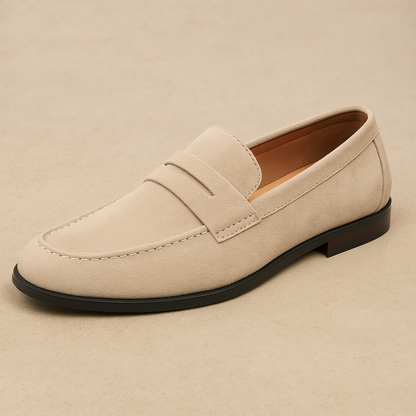 Old Money Penny Loafers aus Wildleder