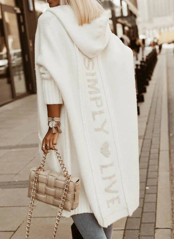 Avencea - Lange Strickjacke für Damen