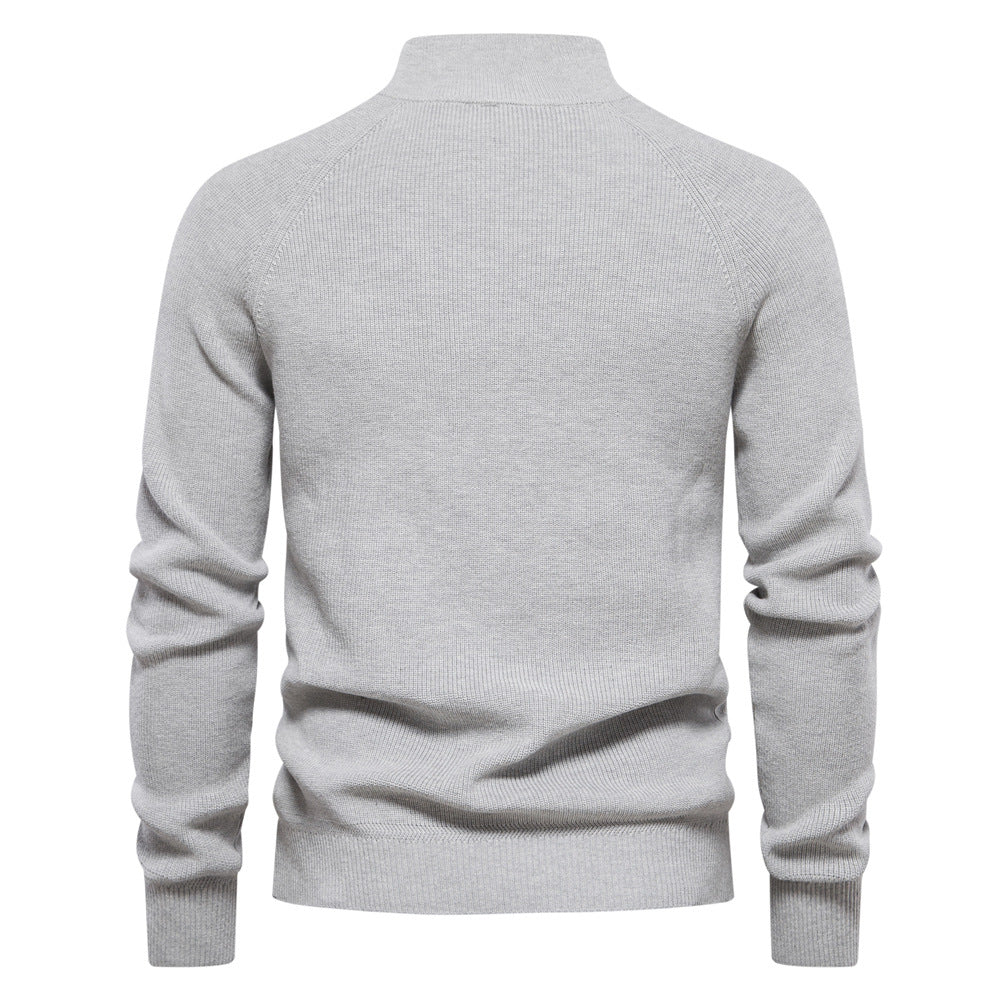 Luxuriöser Pullover mit Reißverschluss
