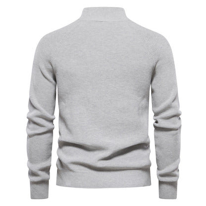 Luxuriöser Pullover mit Reißverschluss