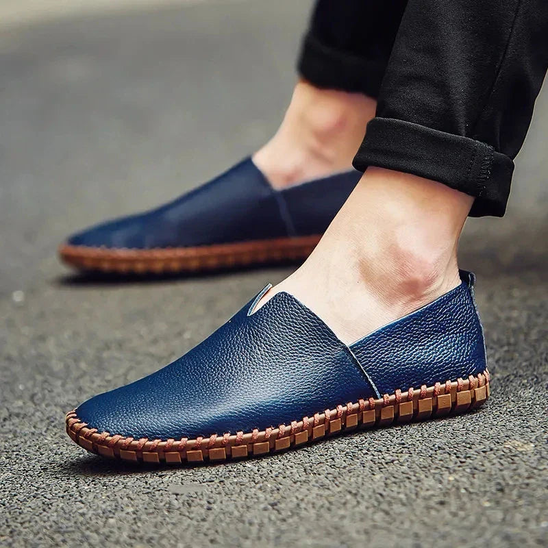 Atmungsaktive Loafer aus Leder