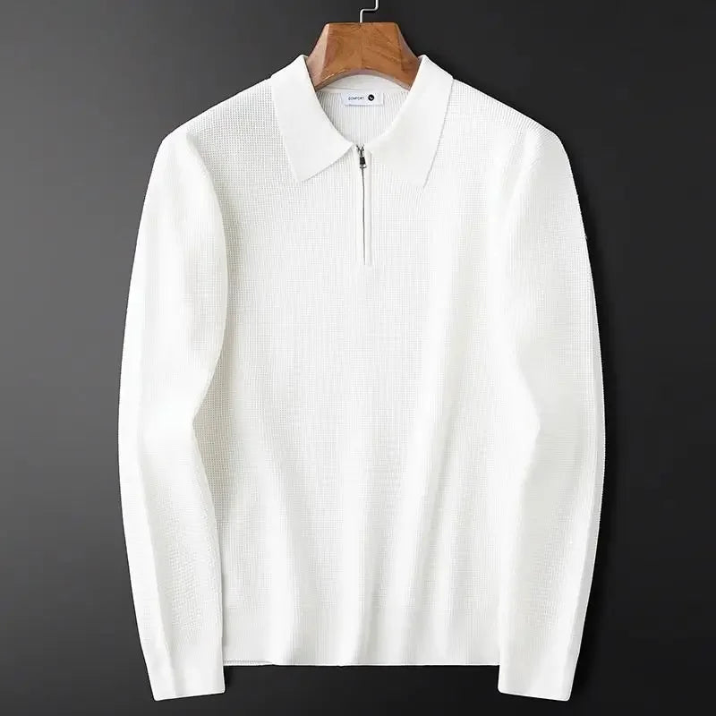 Eleganter Pullover mit Reißverschluss für Männer