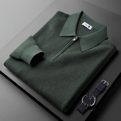 Eleganter Pullover mit Reißverschluss für Männer