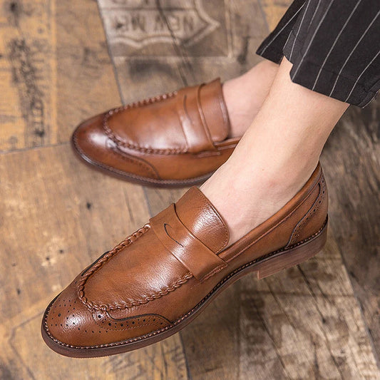 Schicke Leder-Loafer