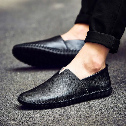 Atmungsaktive Loafer aus Leder