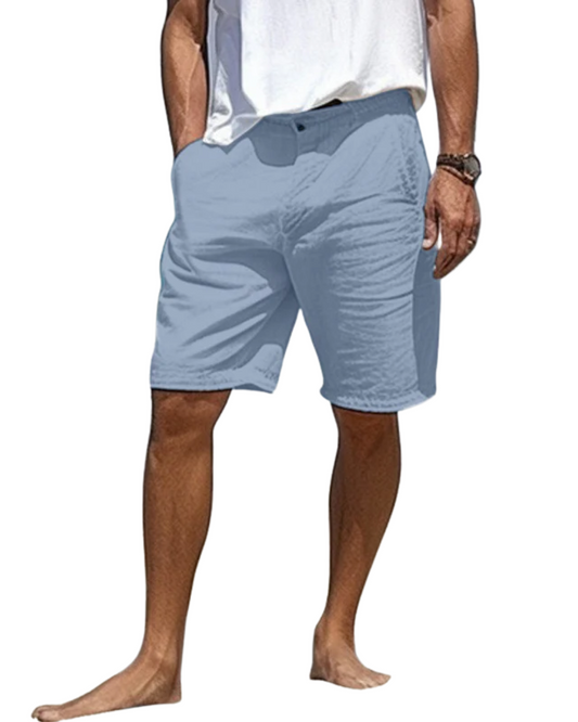 Elegante Leinen-Shorts