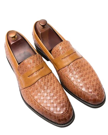 Elegante gewebte Loafers