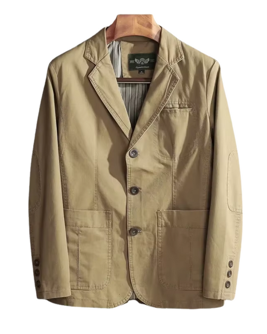 Blazer aus italienischer Baumwolle