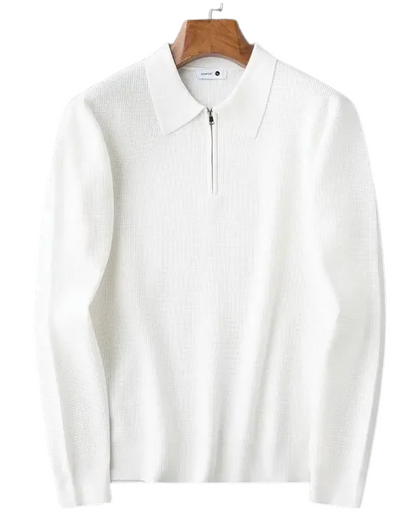 Eleganter Pullover mit Reißverschluss für Männer