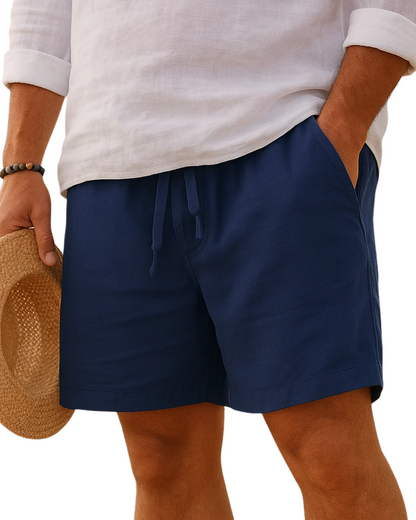 Elegante Leinen-Shorts