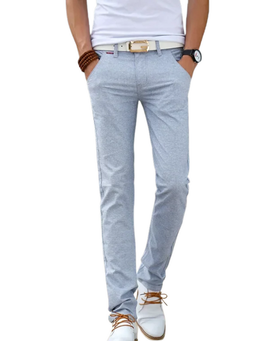 Slim Fit Leinenhosen
