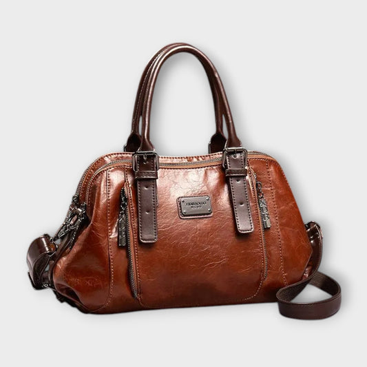 Lora. - Elegante Vintage-Schultertasche