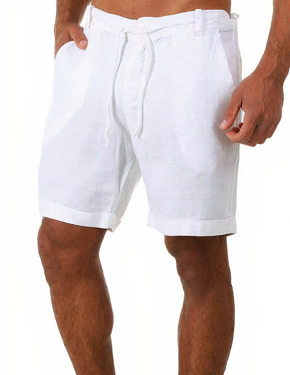 Sommer-Shorts aus Leinen