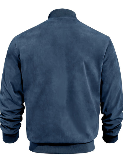 Lars | Retro Herrenjacke aus Wildleder-Optik