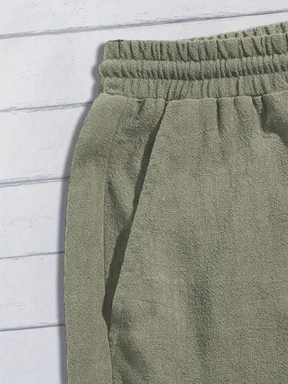 Lässige Leinen-Shorts