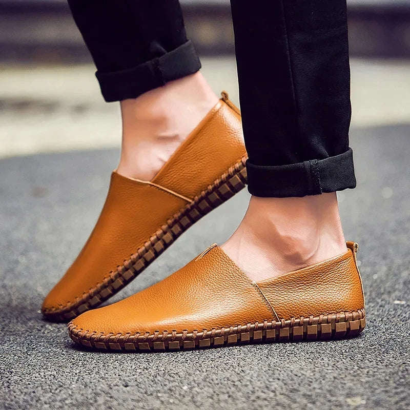Atmungsaktive Loafer aus Leder
