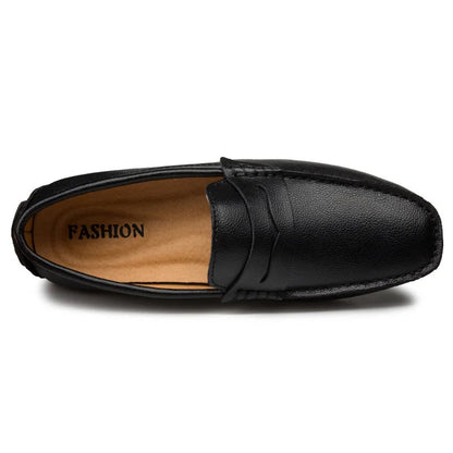 Lässige Sommer-Loafer aus Leder